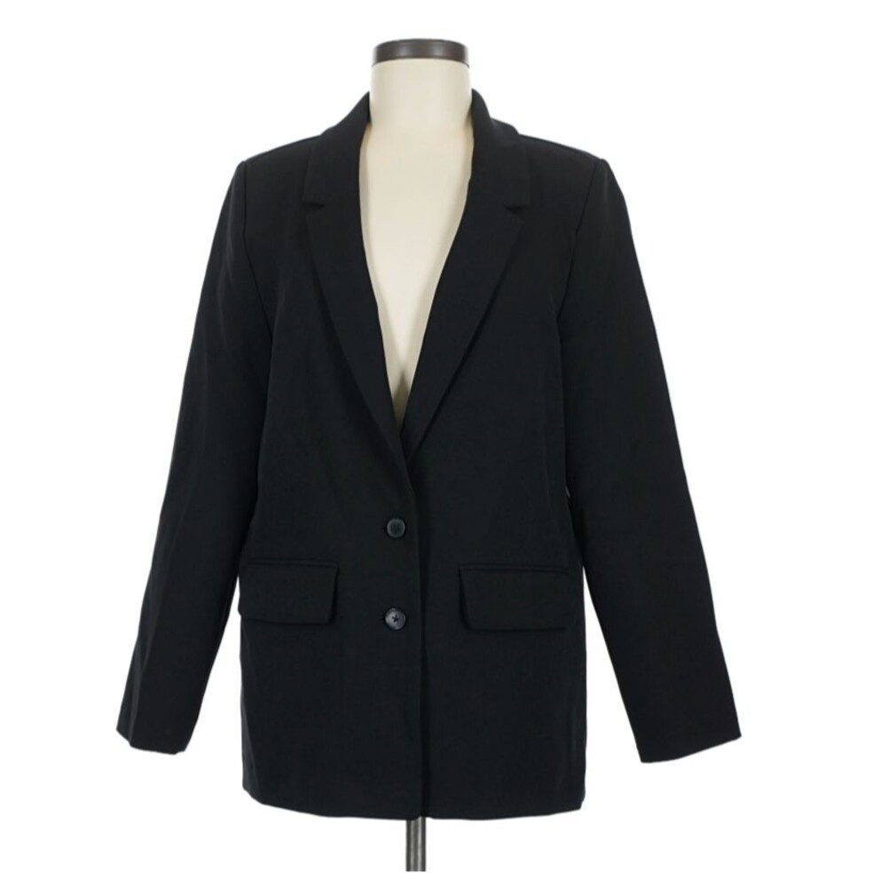 Old Navy Taylor Fitted Suit Blazer XL Black NWT Career Office Work Jacket 16-18